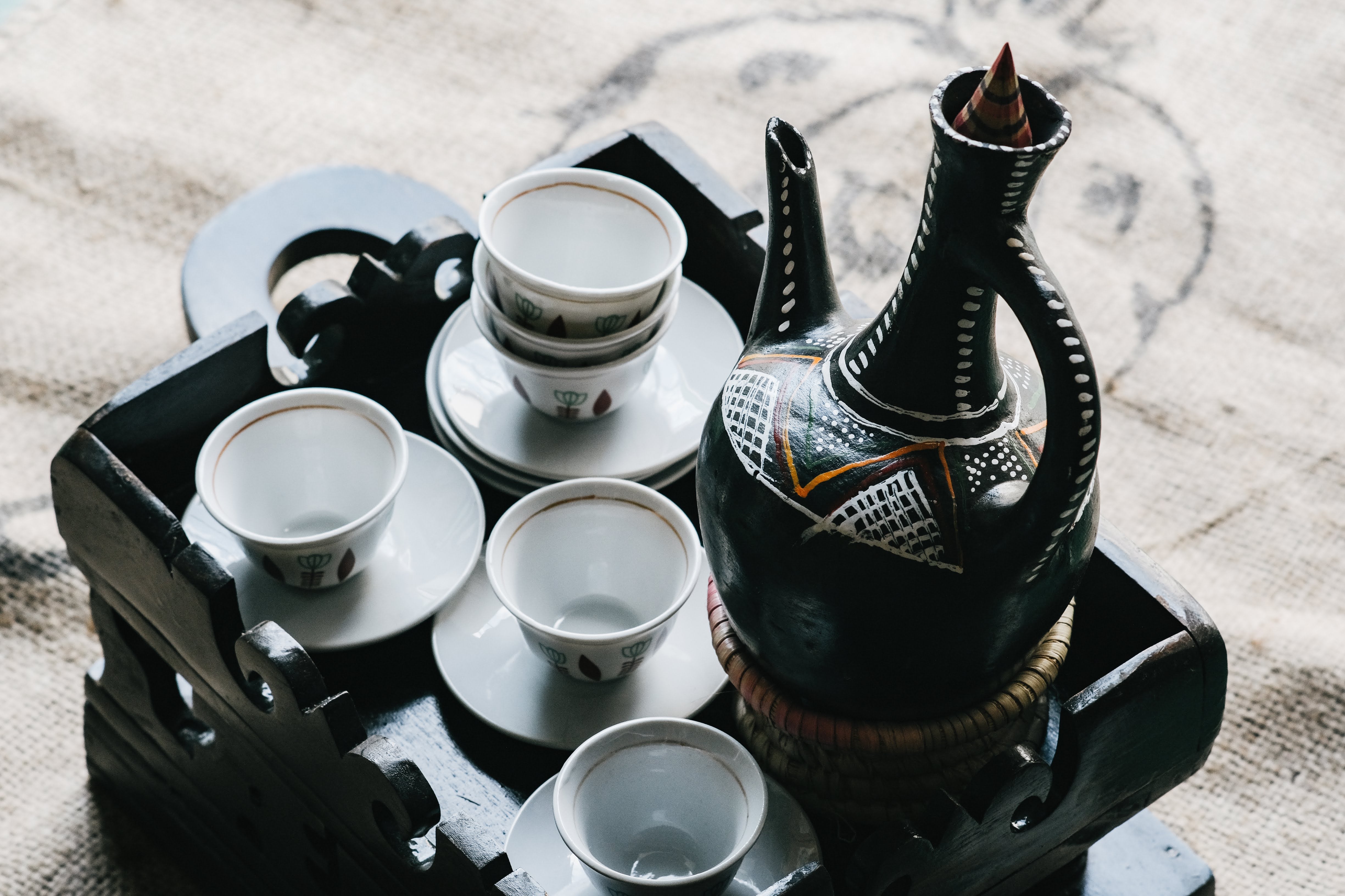 ジャバナセット｜エチオピアの伝統的なコーヒーセット